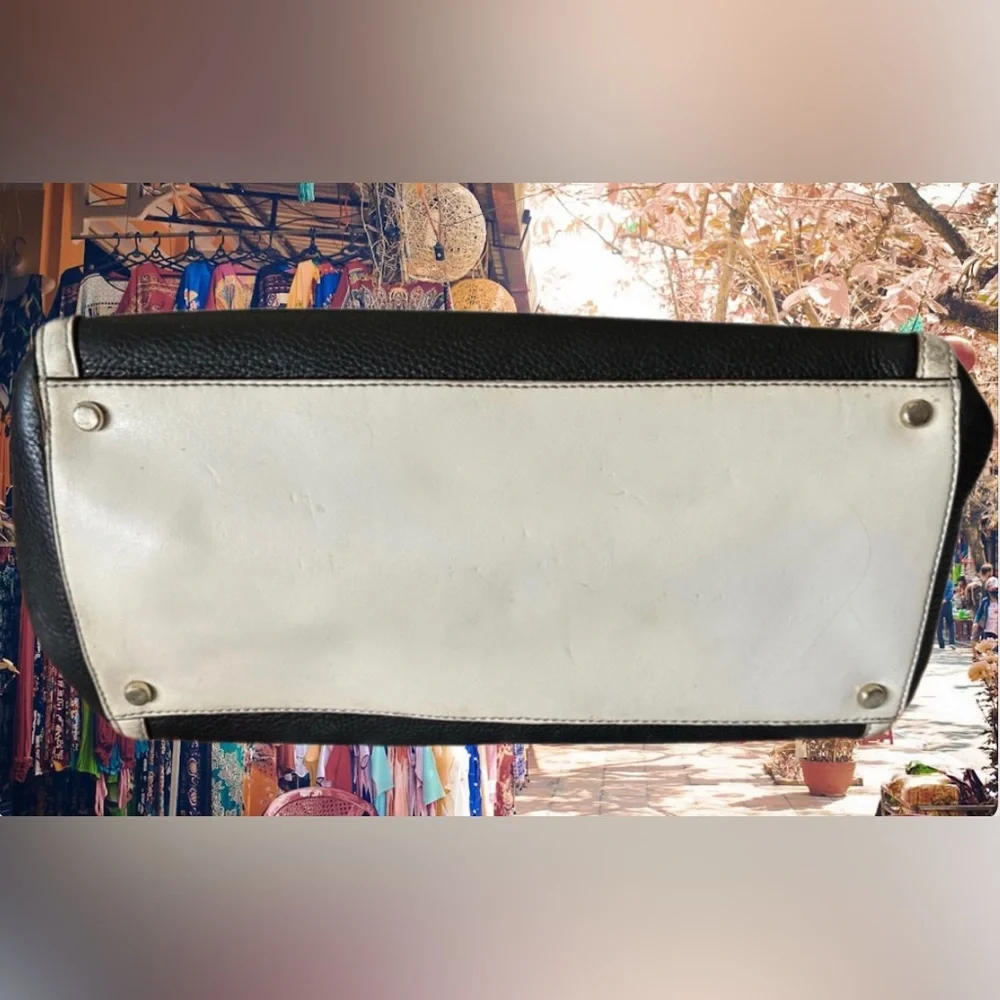 Kate Spade New York Forster Caroline Lane Black Pebbled Leather Handbag/Tote